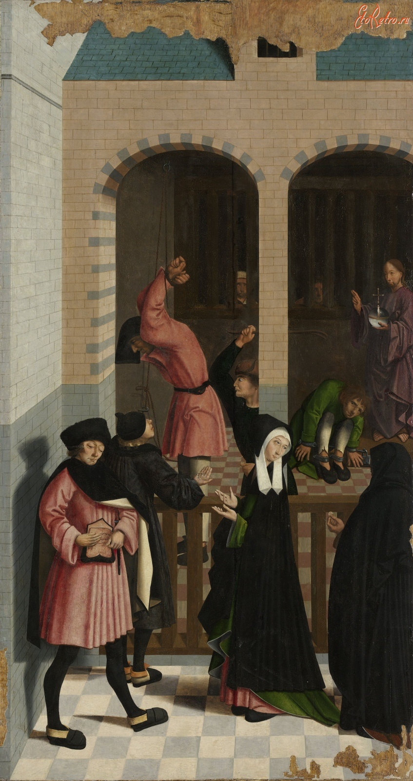 Картины - Мастер Ван Апельдорн. Семь дней милосердия. Фрагмент 7, 1504