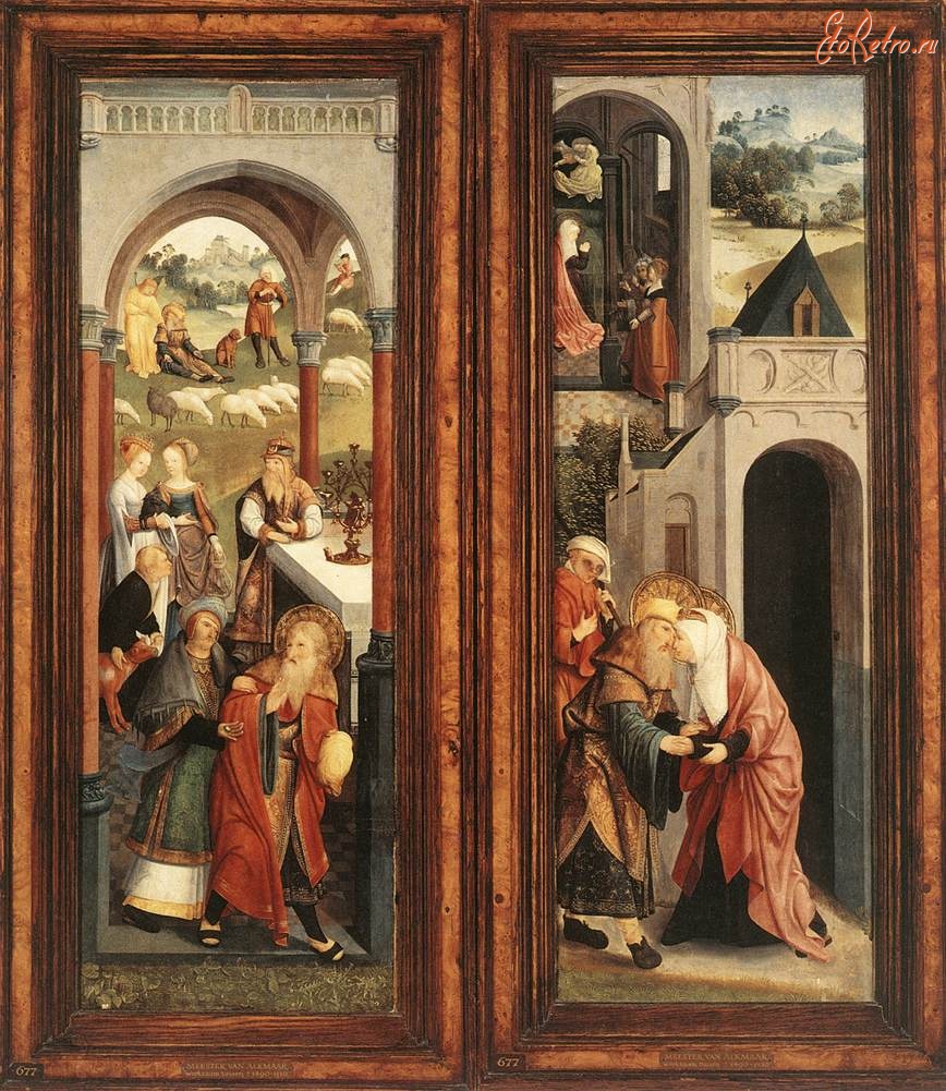 Картины - Мастер из Алькмара. Жизнь Иоахима и Анны, ок. 1500