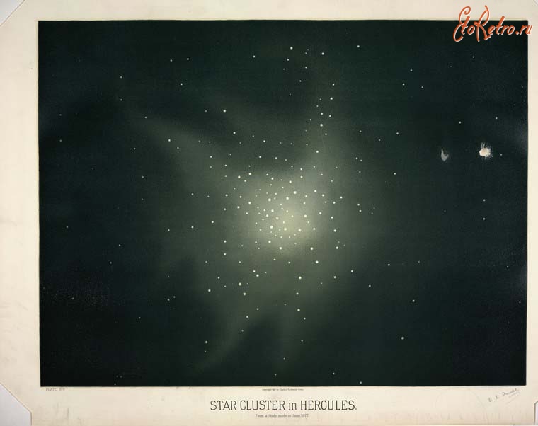 Картины - Звёздные скопления в созвездии Геркулес, 1877