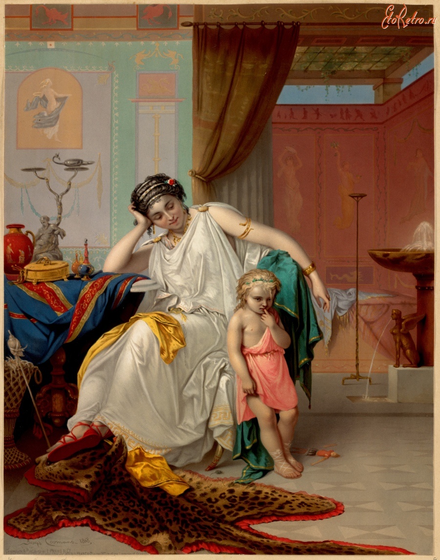 Картины - Семейная жизнь в Помпеях