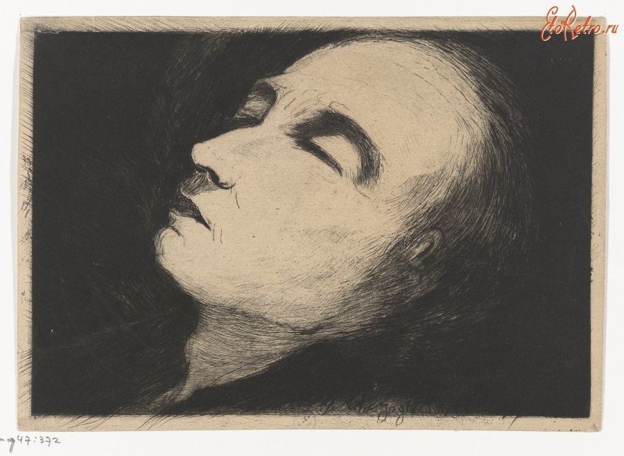Картины - Портрет Винсента Ван Гога на смертном одре