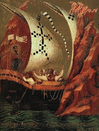 Картины - Святой Марк успокаивает море. 1343-1345