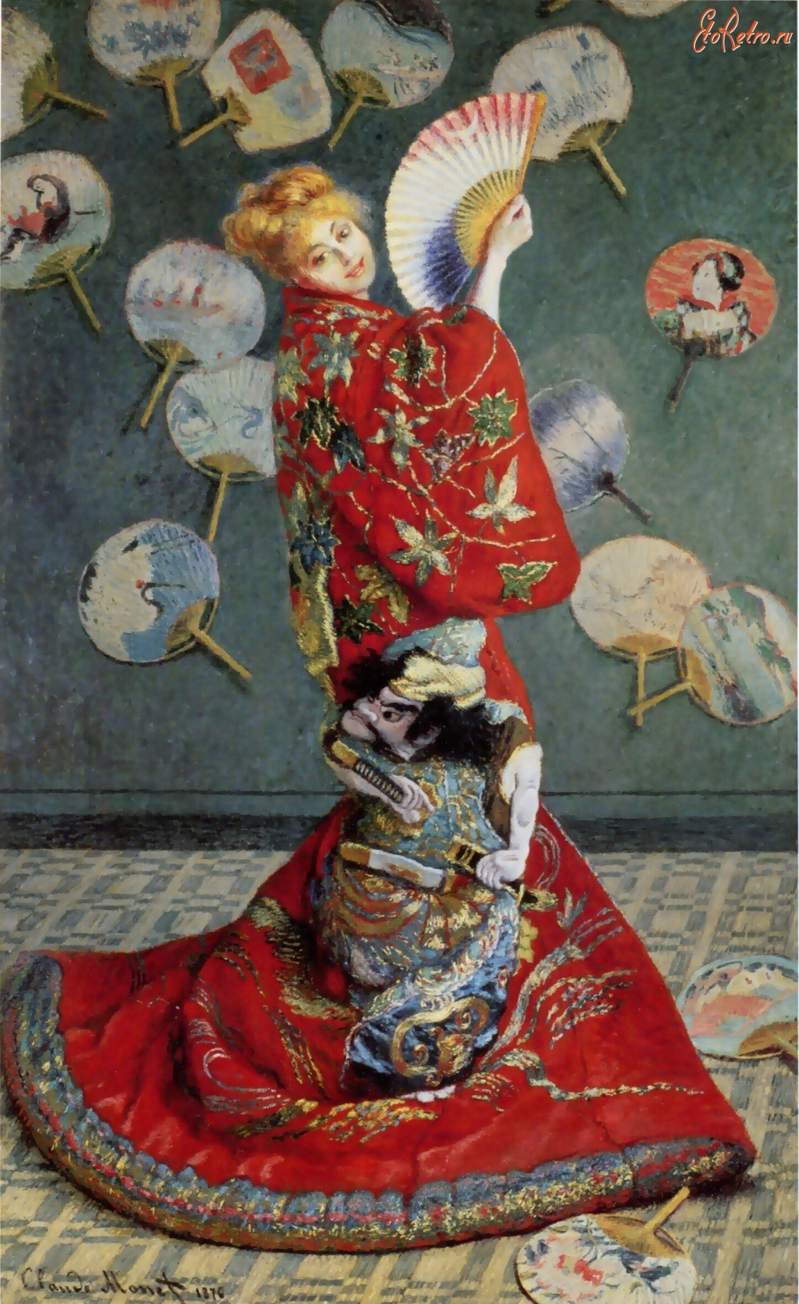 Картины - Камилла Донсье. Японка. 1875