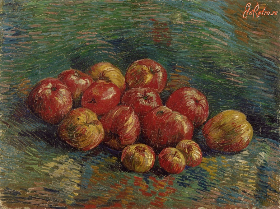 Картины - Винсент Ван Гог. Натюрморт с яблоками