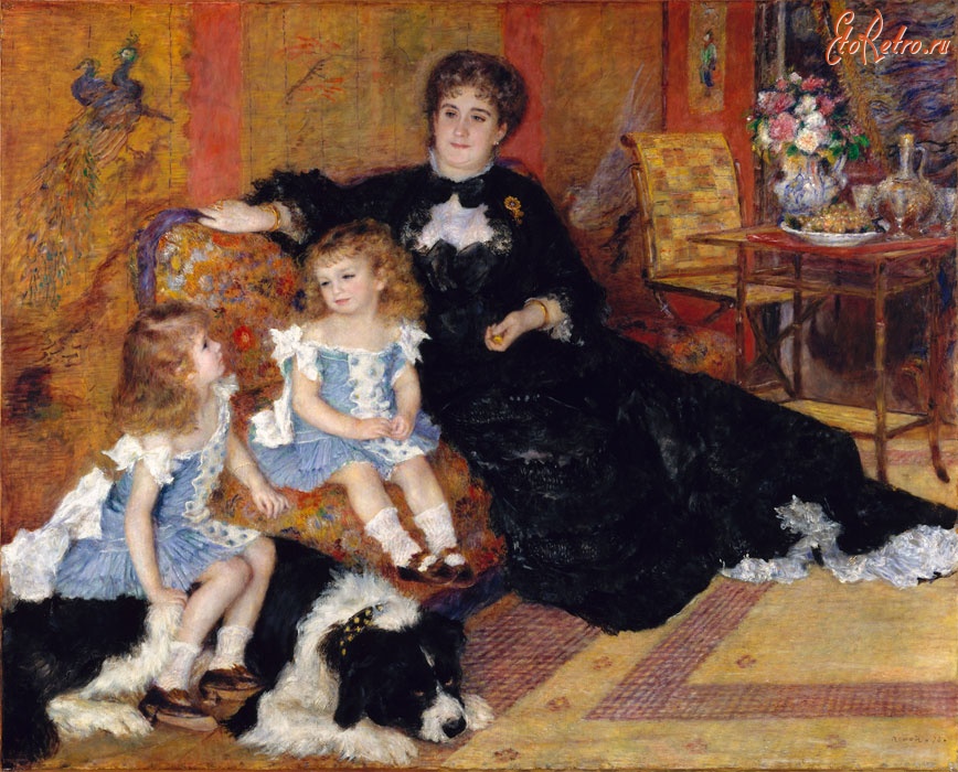 Картины - Портрет Маргариты Шерпантье с детьми. 1878