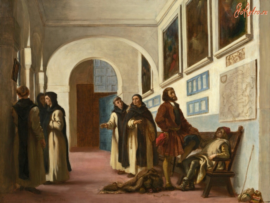 Картины - Христофор Колумб и его сын в Ла-Рабиде