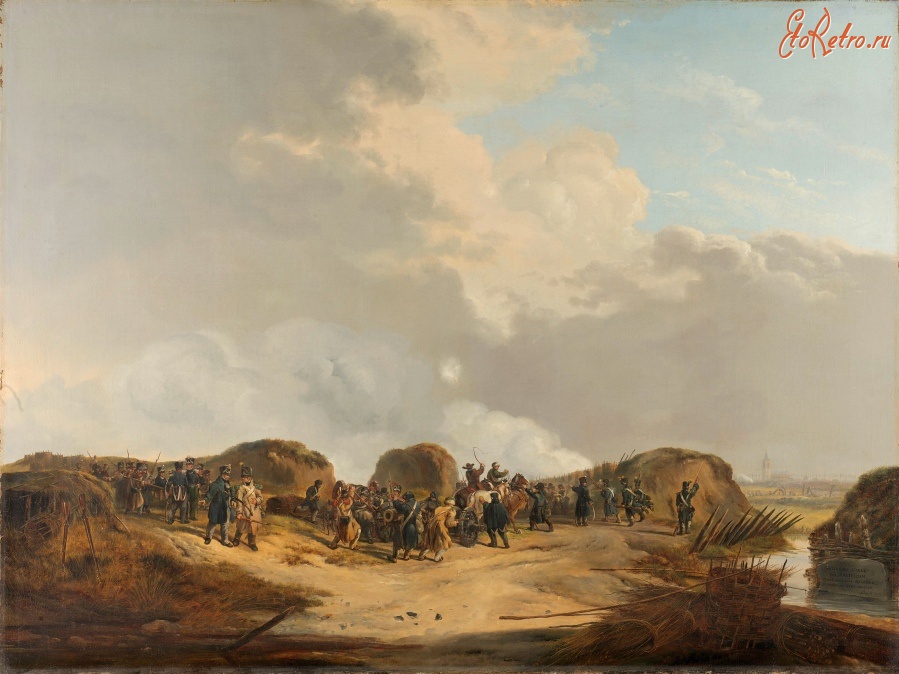 Картины - Укрепление Полумесяц во время осады Нардена