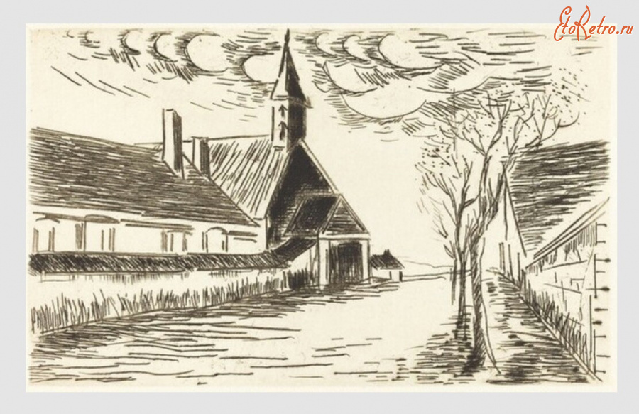 Картины - Морис де Вламинк,  Церковь