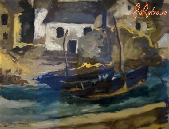 Картины - Эммануэль Мане-Кац, Лодки в Бретани