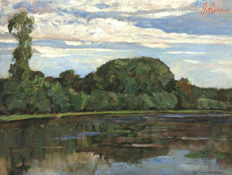 Картины - Пит Мондриан, Ферма Гейнруст с одиноким деревом