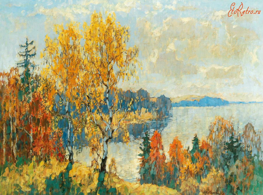 Картины - Константин Горбатов. Золотая осень
