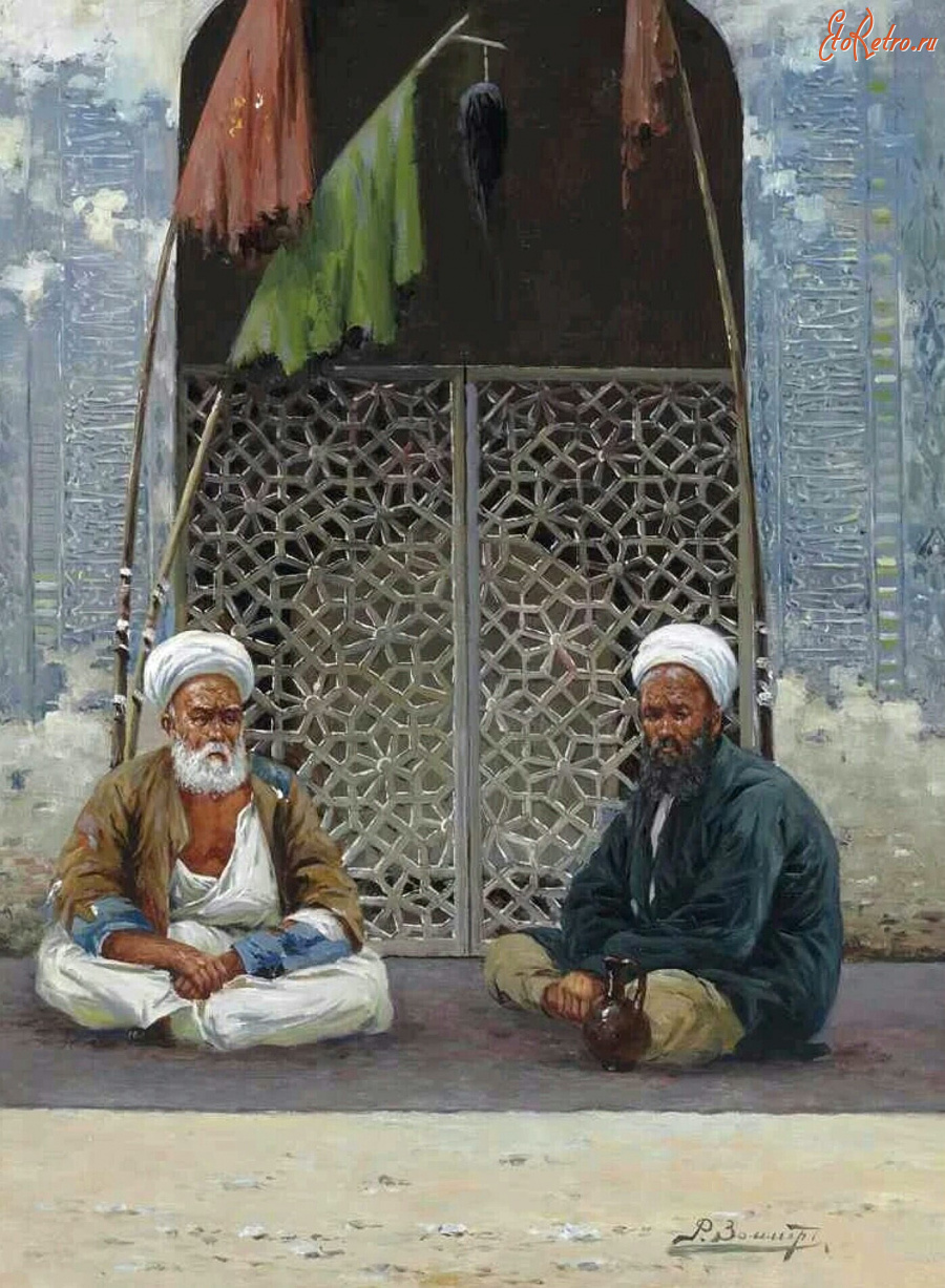 Картины - Рихард Зоммер. Мечеть в Туркестане