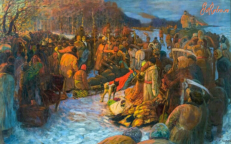 Картины - Гавриил Горелов. Крестьянское восстание