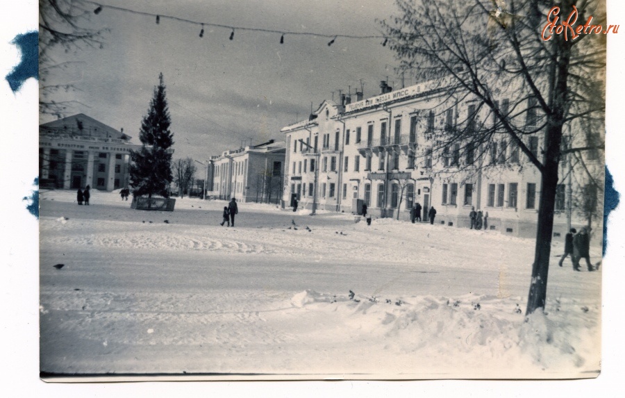 Тейково - пл.Ленина зима 1971год