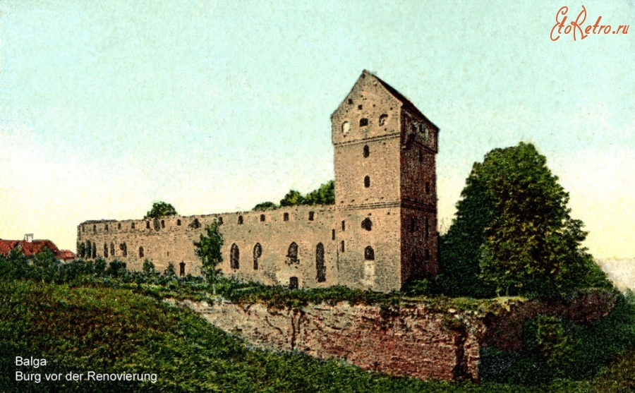 Калининградская область - Balga. Burg vor der Renovierung.