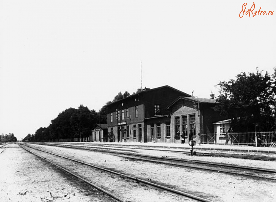 Калининградская область - Loewenhagen, Bahnhof.