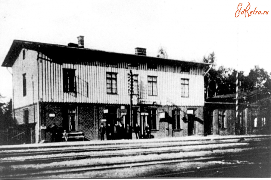 Калининградская область - Loewenhagen, Ort, Bahnhof.