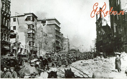 Калининград - 1945 г. апрель, Кёнигсберг, р-н ул Штайндам