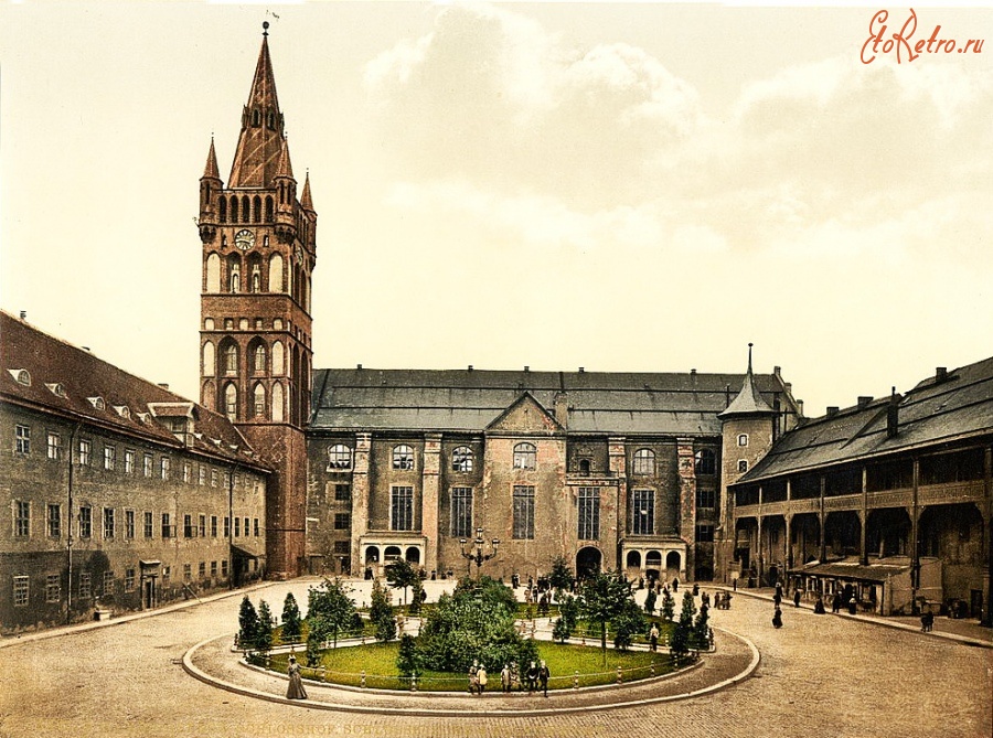Калининград - Замковая церковь и уголовный суд. 1891 год