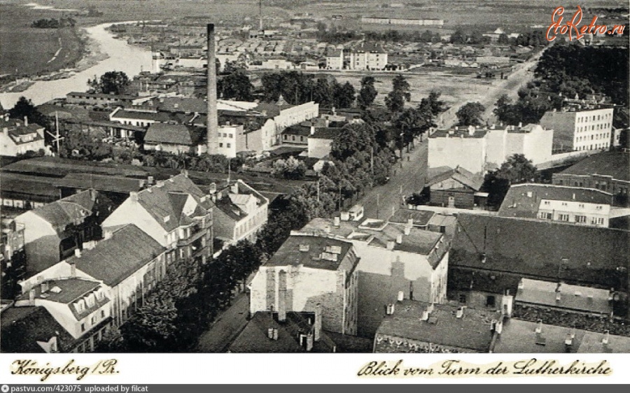 Калининград - Blick vom Turm der Lutherkirche 1926—1930, Россия, Калининград