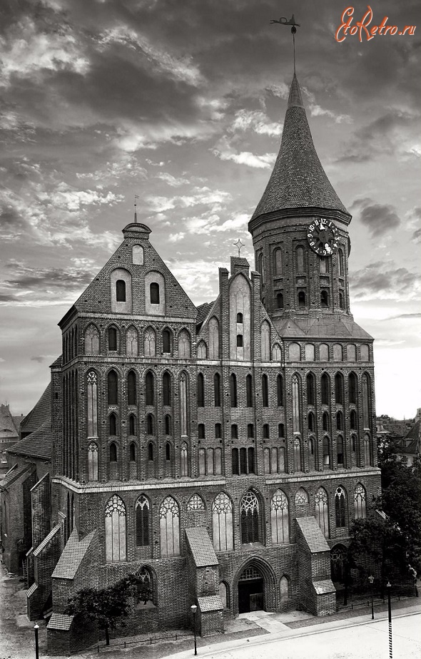 Калининград - Кёнигсберг. Кафедральный собор после реставрации в 1905-1907 годах