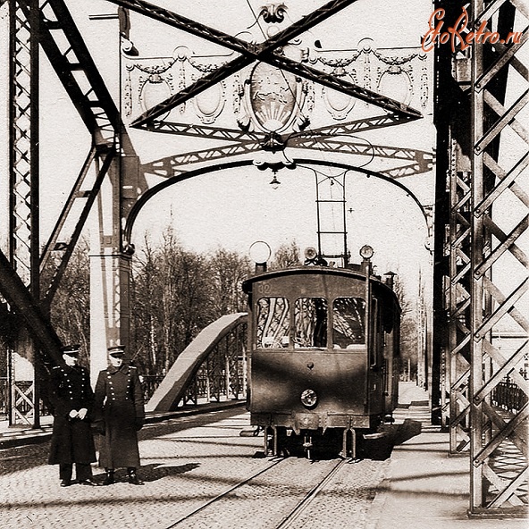 Советск - Мост королевы Луизы со стороны Литвы. 1920 г.г.