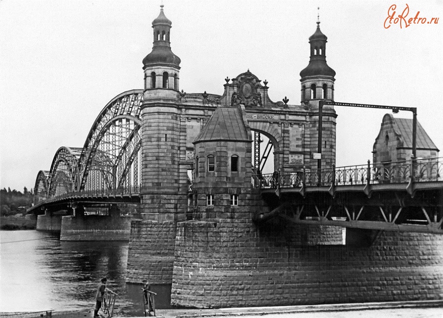 Советск - Тильзит. Южный портал моста Королевы Луизы. 1930 год.