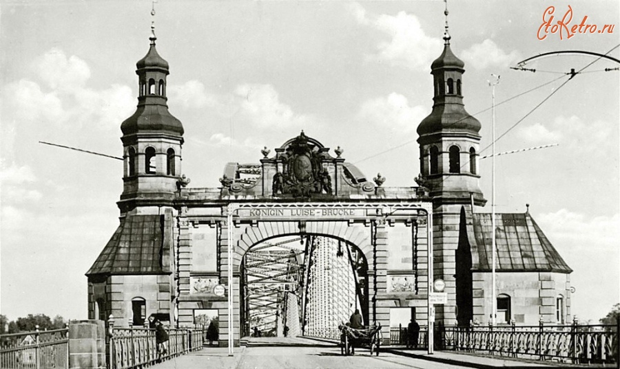 Советск - Тильзит. Южный портал моста Королевы Луизы.