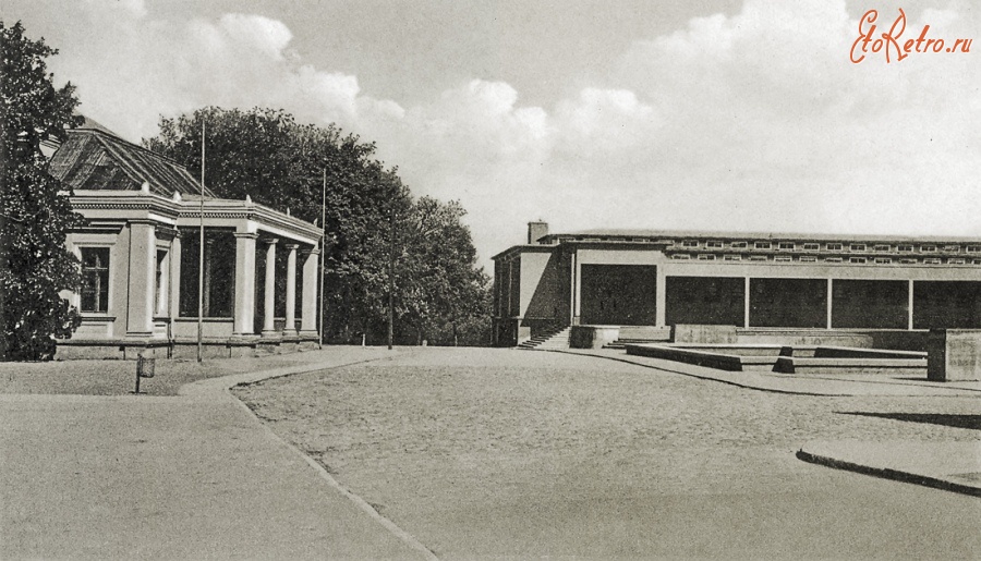 Черняховск - Снято с Friedrichstrasse (ныне Театральная улица) около 1935-1943 г.