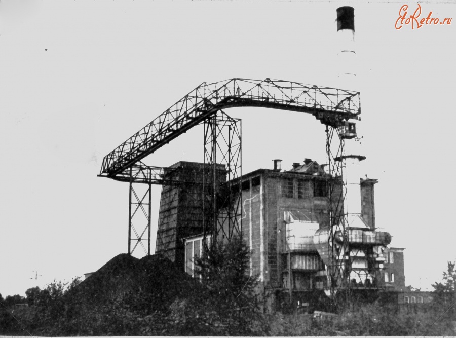 Гусев - Gumbinnen. Erich-Koch-Strasse, Dampfkraftwerk.