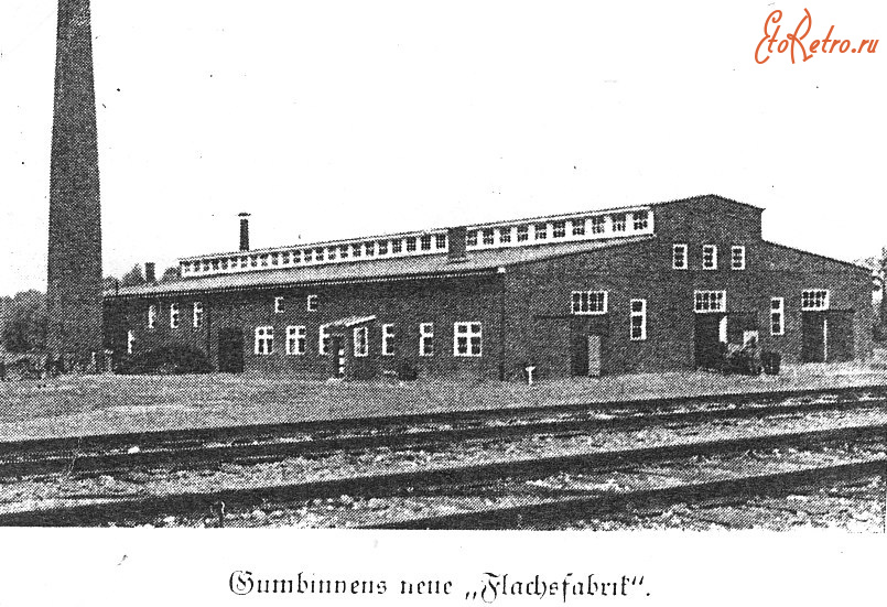 Гусев - Gumbinnen. Neue Flachsfabrik.