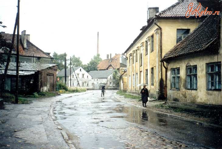 Гвардейск - Der obere Teil der Schloss-Strasse in Tapiau