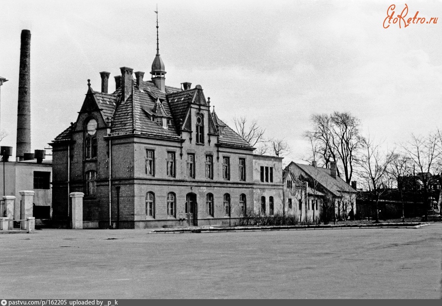 Зеленоградск - Зеленоградск (б. Кранц). Грязевая лечебница (бывшее здание администрации курорта). Май 1967 года