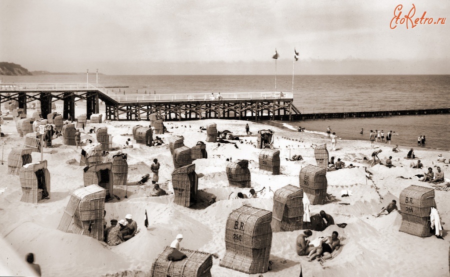 Светлогорск - Раушен - Светлогорск пляж 1930 год