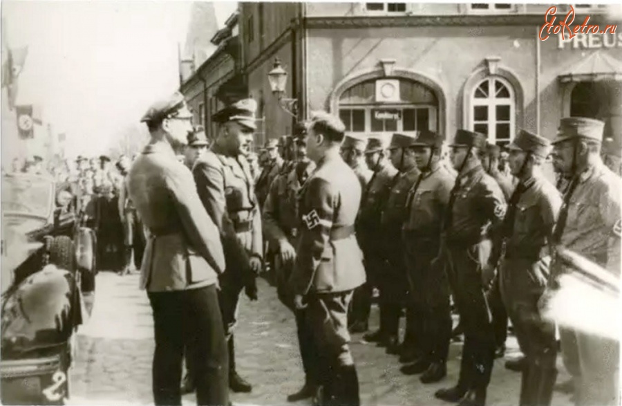 Багратионовск - Югендфюрер германского Рейха  Бальдур фон Ширах посетил Pr. Eylau