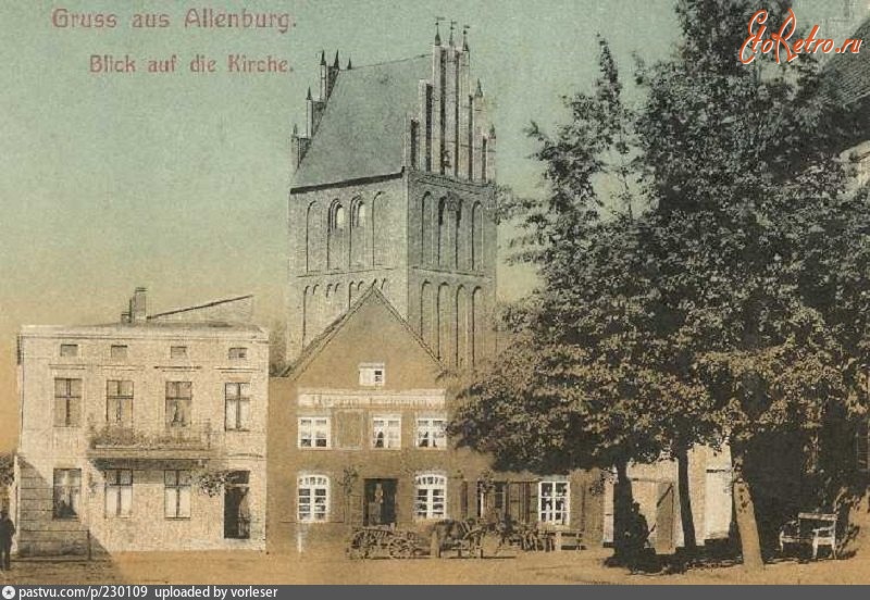 Правдинск - Алленбург 1895—1914, Россия, Калининградская область, Правдинский район, Правдинск