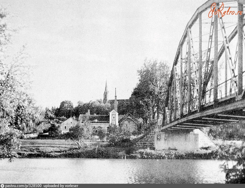 Краснознаменск - Новый мост в Лазденене 1935, Россия, Калининградская область, Краснознаменский район, Краснознаменск