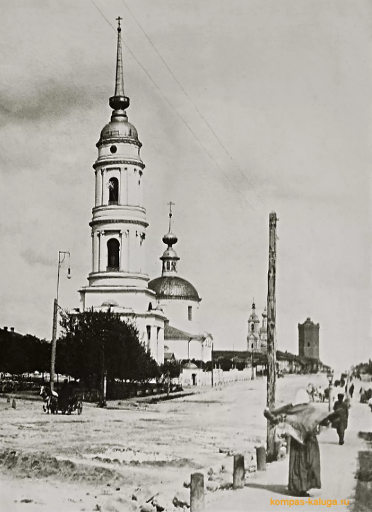 Калуга - Калуга - Российский город.  Улица Садовая.  1895 год.