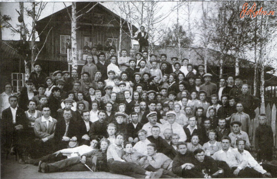 Гурьевск - Учащиеся школы ФЗУ 1930 - 40гг..