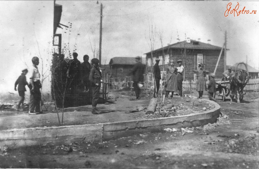 Гурьевск - Благоустройство улиц Города (тогда посёлка) 1930-е годы