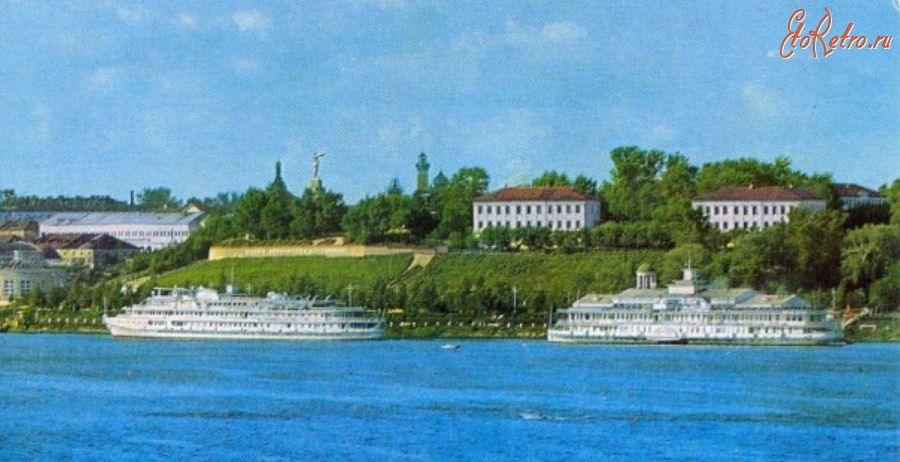Кострома - Корабли у пристани 1976