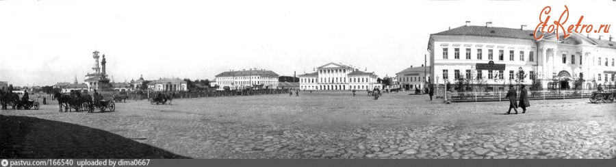 Кострома - Панорама Сусанинской площади