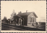Гатчина - Станция Строганово во время немецкой оккупации 1941-1944 гг  в Великой Отечественной войне