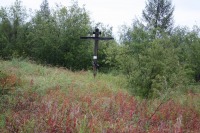 Магаданская область - Ягодинский район. Поклонный крест на кладбище  ОЛП Спокойный