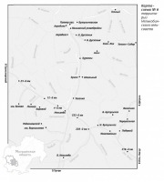 Магаданская область - Карта-схема  Нелькобинского сельсовета. Колымский разведрайон. 1940-1957
