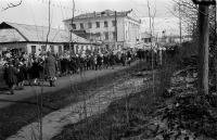 Усть-Омчуг - Первомайская демонстрация. 1960