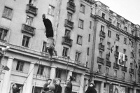 Мурманск - Мурманск 50-х гг. / 1958 г., Первомайская демонстрация / Сальто