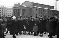  - 1960 г. На заднем плане строительство Драмтеатра.