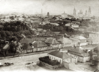 Скопин - Панорама города Панорама города (вид с колокольни Вознесенской церкви).