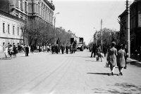 Сызрань - Демонстрация 1 мая на Советской улице.